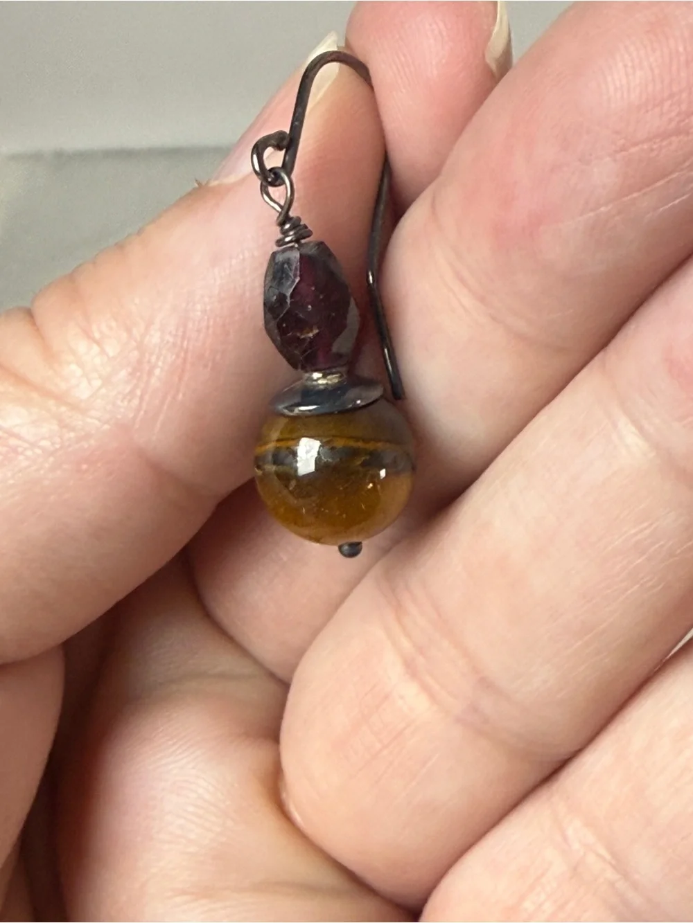 Handmade tigers eye
